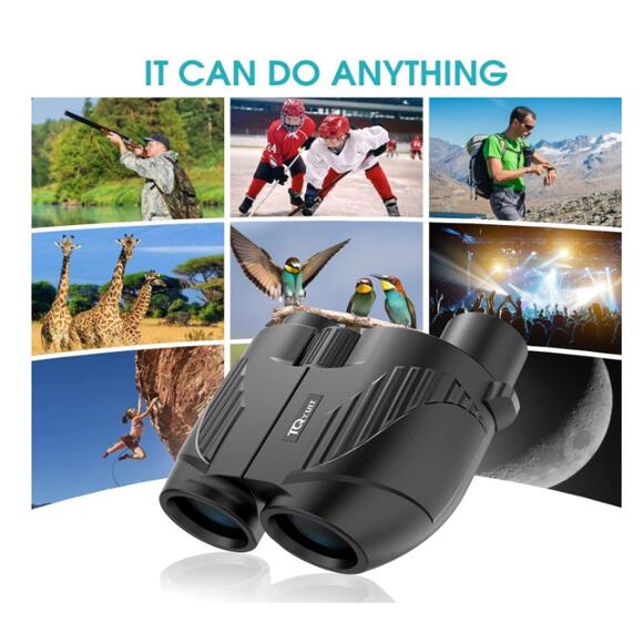 Binoculars 20x25  High Power Easy Focus Compact Low Light Vision, cloth, case - Picture 7 of 7